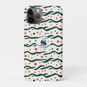 Muster für abstrakte Wavy Lines und geometrische F Case-Mate iPhone Hülle