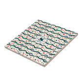 Muster für abstrakte Wavy Lines und geometrische F Fliese (Seite)