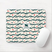 Muster für abstrakte Wavy Lines und geometrische F Mousepad (Mit Mouse)