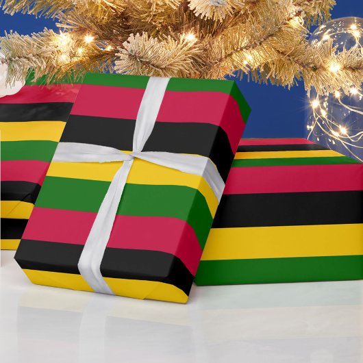 Muster für afrikanische Farben Geschenkpapier