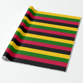 Muster für afrikanische Farben Geschenkpapier (Ungerollt)