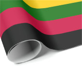 Muster für afrikanische Farben Geschenkpapier (Rolleneckpunkt)