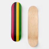 Muster für afrikanische Farben Skateboard (Vorderseite)