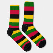 Muster für afrikanische Farben Socken (Rechts)