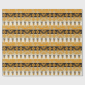 Muster für afrikanische Stämme Geschenkpapier (Flach)