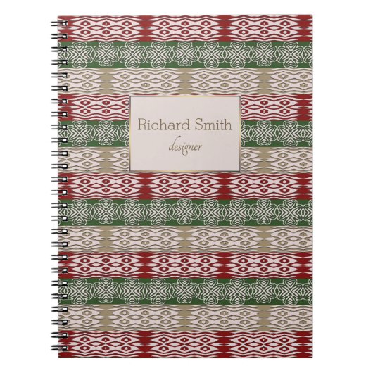 Muster für afrikanische Stämme Notizblock (Vorderseite)