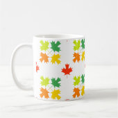 Muster für Ahorn-Blätter Kaffeetasse (Links)
