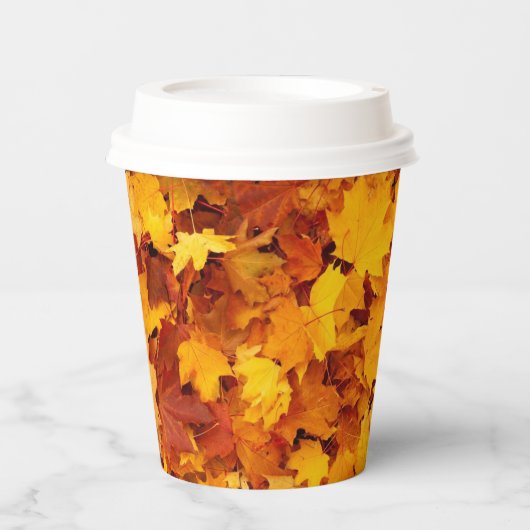 Muster für Ahornleaf Pappbecher (Vorderseite)