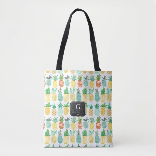 Muster für Ananas | Tasche (Vorderseite)