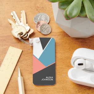 Muster für Angesagte Blockart mit benutzerdefinier Schlüsselanhänger