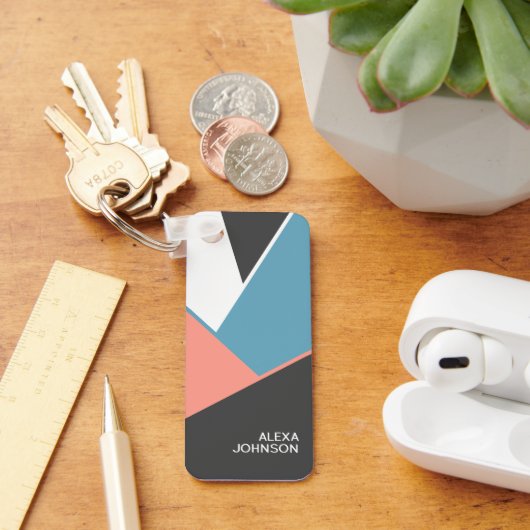 Muster für Angesagte Blockart mit benutzerdefinier Schlüsselanhänger (Schreibtisch)