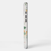 Muster für antike Blumenmuster iPhone Hülle (Linke Seite)