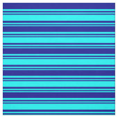 Muster für Aqua & Dark Blue Stoff (Muster)