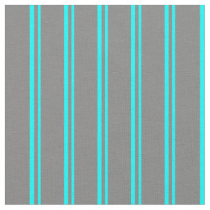 Muster für Aqua und Graue Streifen Stoff