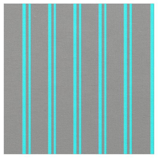 Muster für Aqua und Graue Streifen Stoff (Nahaufnahme)