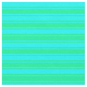Muster für Aqua und grüne Linien Stoff