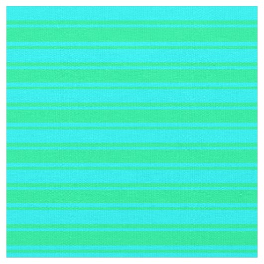 Muster für Aqua und grüne Linien Stoff (Nahaufnahme)