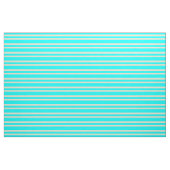 Muster für Aqua- und Tan-farbene Streifen Stoff (Fat Quarter (45,7 x 55,9 cm))