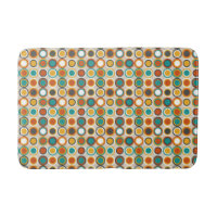 Muster für Aquamarine Funky Orange-braune Kreise d