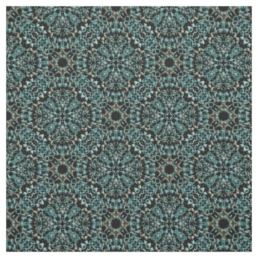 Muster für aquamarine und graue Stricks Stoff (Muster)