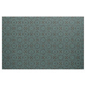 Muster für aquamarine und graue Stricks Stoff (Fat Quarter (45,7 x 55,9 cm))