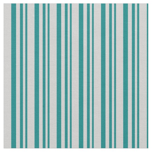 Muster für aquamarine und leichte graue Linien Stoff (Nahaufnahme)