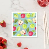 Muster für Aquarelläpfel Serviette (Beispiel)