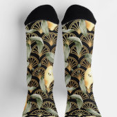 Muster für Aquarellbirnen und Goldröhren Socken (Oben)