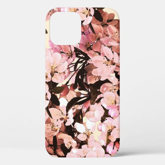 Muster für Aquarellblumen Case-Mate iPhone Hülle (Rückseite)