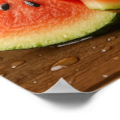 Muster für Aquarellfarben - Blank Back Template Poster (Ecke)