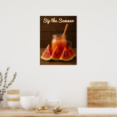 Muster für Aquarellfarben - Blank Back Template Poster (Küche)