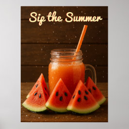 Muster für Aquarellfarben - Blank Back Template Poster