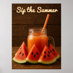 Muster für Aquarellfarben - Blank Back Template Poster