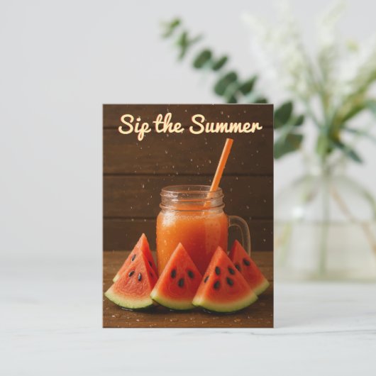 Muster für Aquarellfarben - Blank Back Template Postkarte (Stehend Vorderseite)