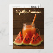 Muster für Aquarellfarben - Blank Back Template Postkarte (Vorne/Hinten)