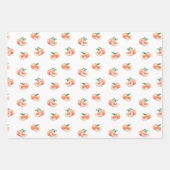 Muster für Aquarellfarben Geschenkpapier Set (Vorderseite)