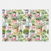 Muster für Aquarellfarben Geschenkpapier Set (Vorderseite 2)
