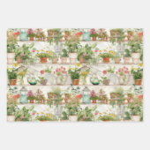 Muster für Aquarellfarben Geschenkpapier Set (Vorderseite)