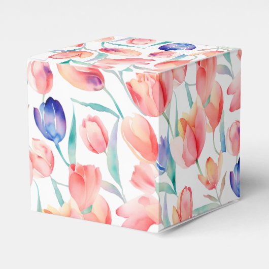 Muster für Aquarellfarben Geschenkschachtel (Vorderseite)