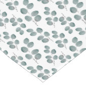 Muster für Aquarellfarben-Silver-Dollar-Eukalyptus Kurzer Tischläufer (Ecke)