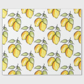 Muster für Aquarellfarben und Tintenklammern Geschenkpapier (Flach)