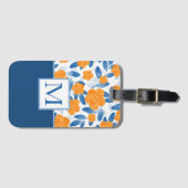 Muster für Aquarellmoore und Blätter Gepäckanhänger (Vorderseite (Horizontal))