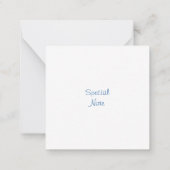 Muster für Aquarellmoore und Blätter Mitteilungskarte (Rückseite)