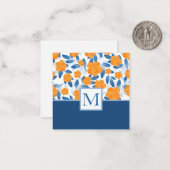 Muster für Aquarellmoore und Blätter Mitteilungskarte (Vorderseite/Rückseite Beispiel)