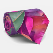 Muster für atemberaubende Blätter Krawatte (Gerollt)