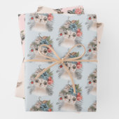 Muster für Babys Geschenkpapier Set (Beispiel)