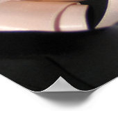 Muster für Ballettschuhe Poster (Ecke)