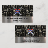 Muster für Barbertools | Frischpolen Visitenkarte (Vorne/Hinten)