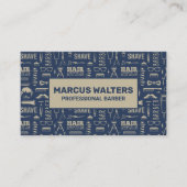 Muster für Barbertools Terminkarte (Vorderseite)