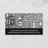 Muster für Barbertools Visitenkarte (Rückseite)